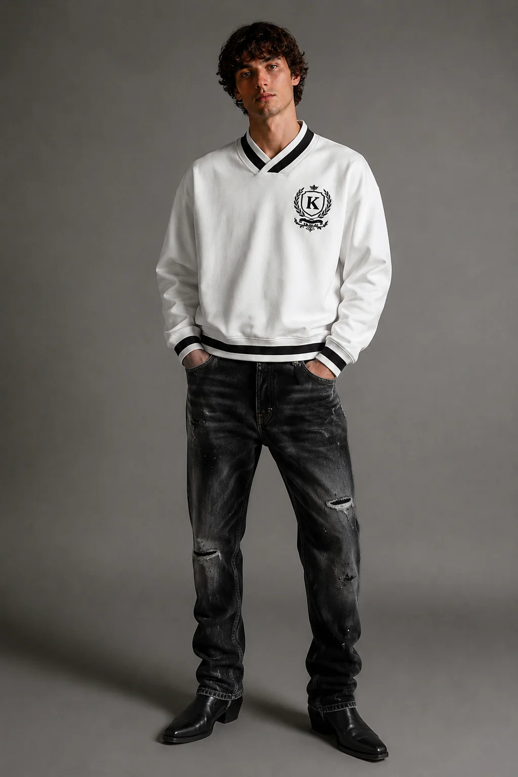 Accademia V-Neck Sweatshirt - immagine 3