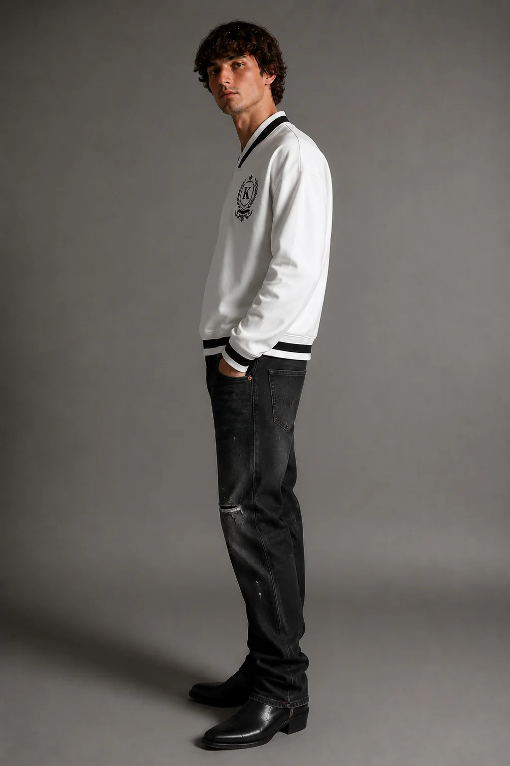 Accademia V-Neck Sweatshirt - immagine 5