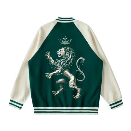 Lion Crest Varsity Jacket