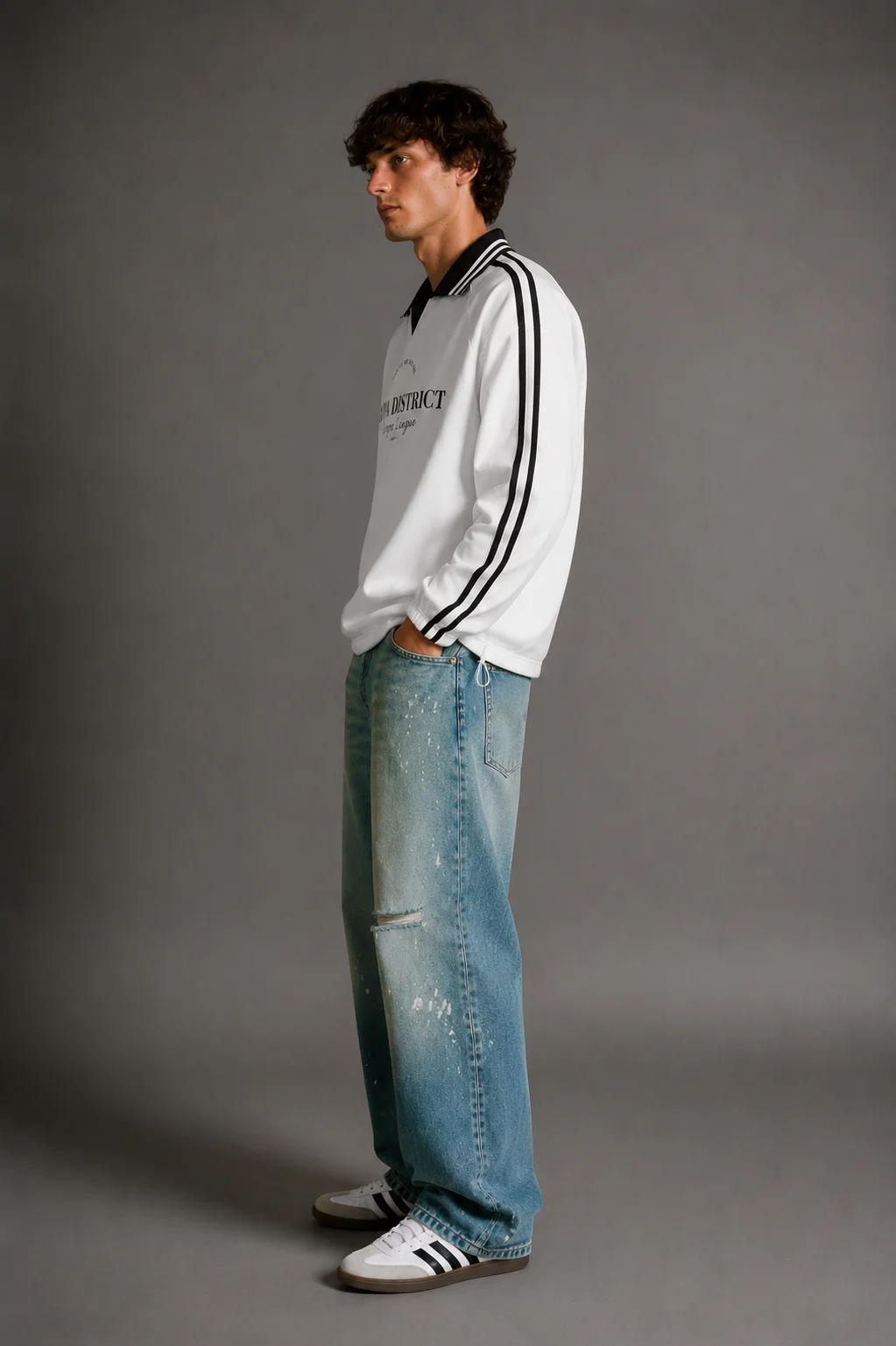 Roma District Rugby Off-White - immagine 5