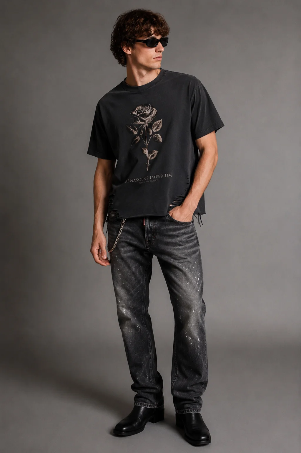 Renascent Raw-Hem T-shirt - immagine 3