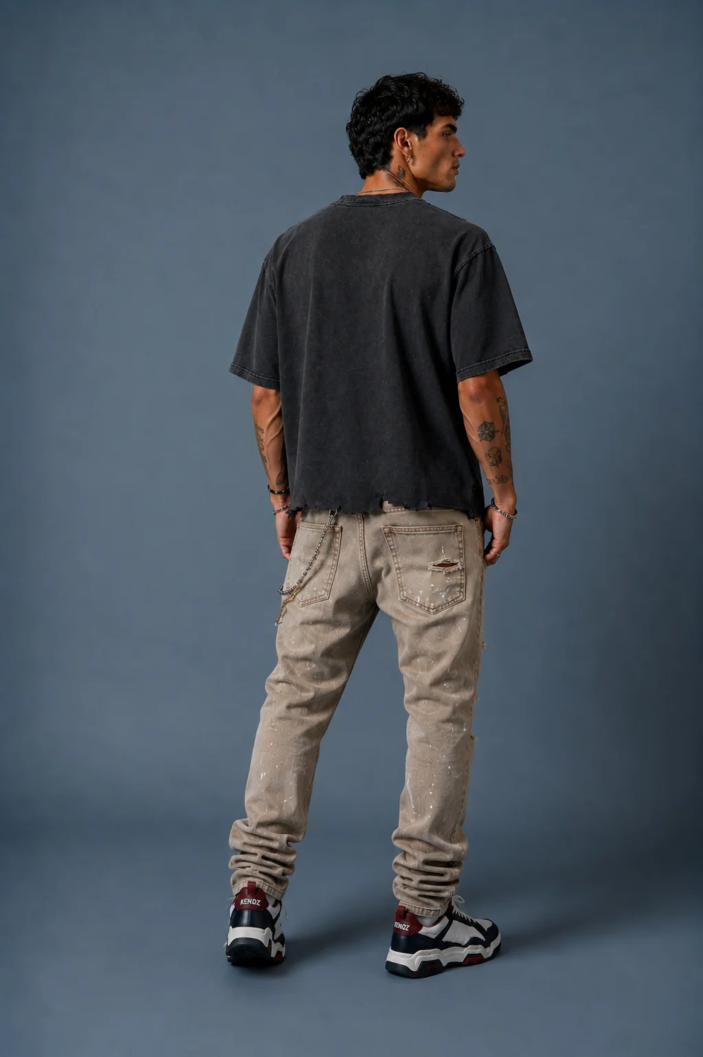 Victoria "Heavyweight" Raw-Hem Tee - immagine 4