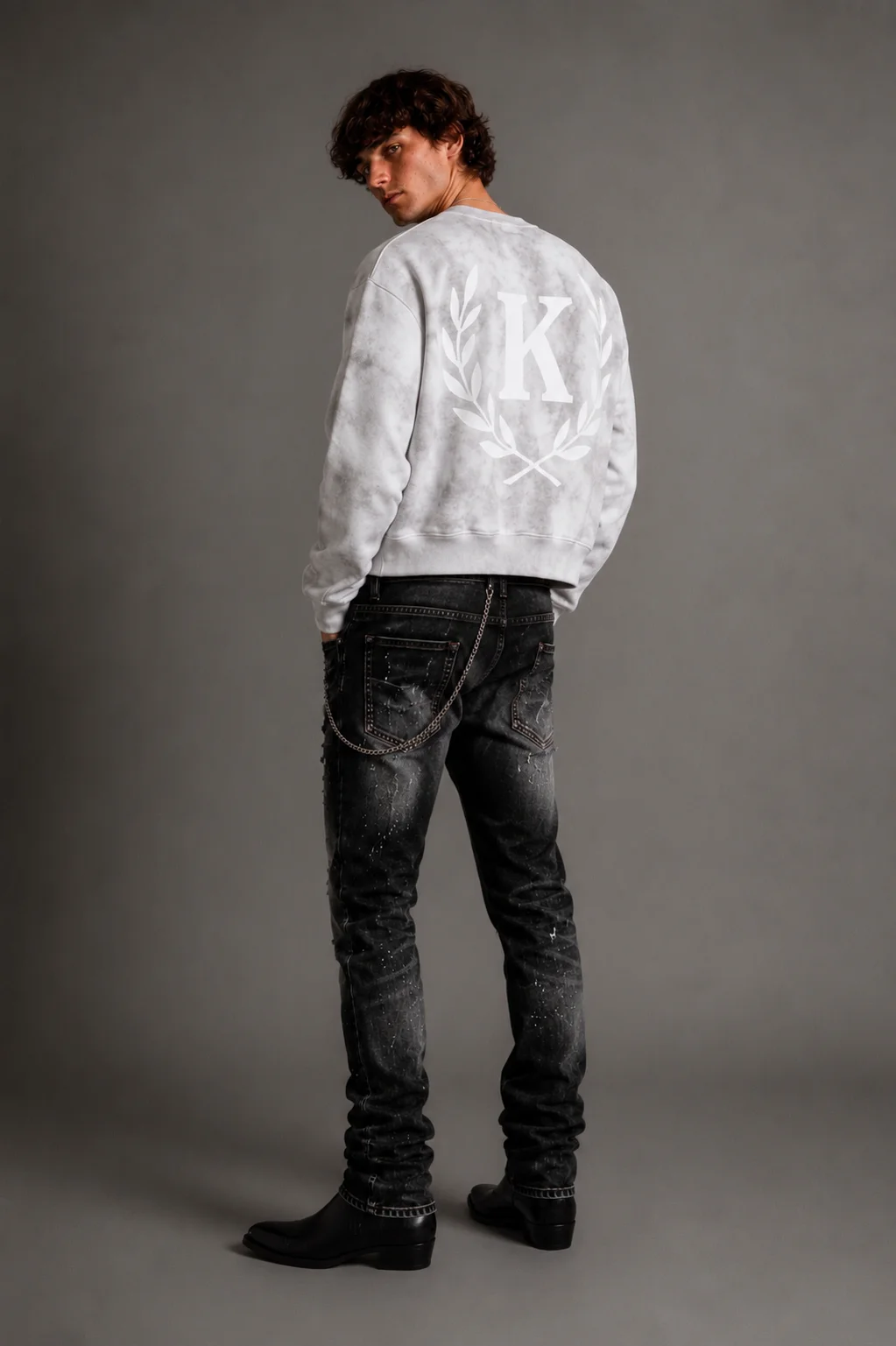 Crown Washed Boxy Sweatshirt - immagine 4