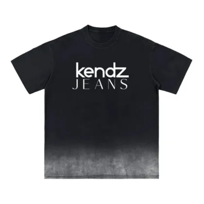 Gradient Vintage Tee Black