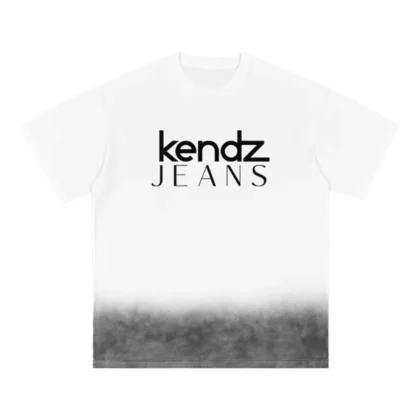 Outlet Gradient Vintage Tee White